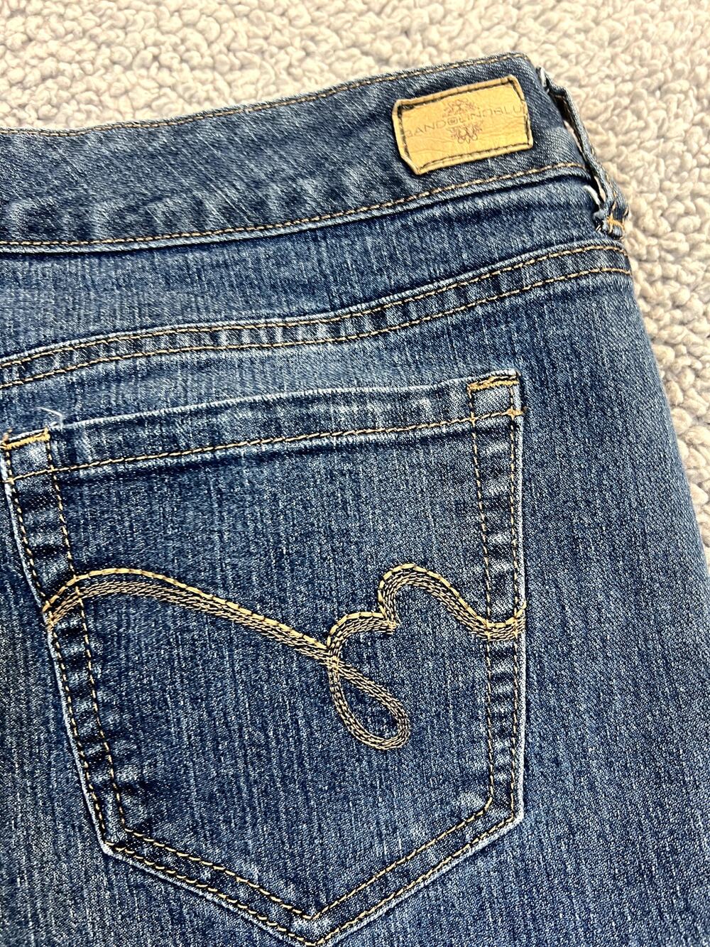 Bandolino Blu Jeans Women's Size 16 Blue Mandie (0676)